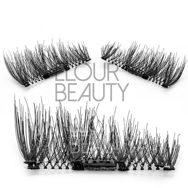 Ultra-lightweight 3d magnetic lashes natural looking wholesale EA11